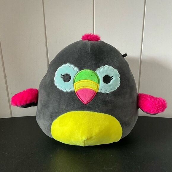 Squishmallows Tito the Toucan Blacklight 9 Inch Plush Toy - Picture 1 of 7
